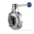 Titanium Alloy Driven Butterfly Valve For Ventilation Pipe